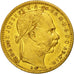 Munten, Hongarije, Franz Joseph I, 8 Forint 20 Francs, 1884, Kormoczbanya, ZF+