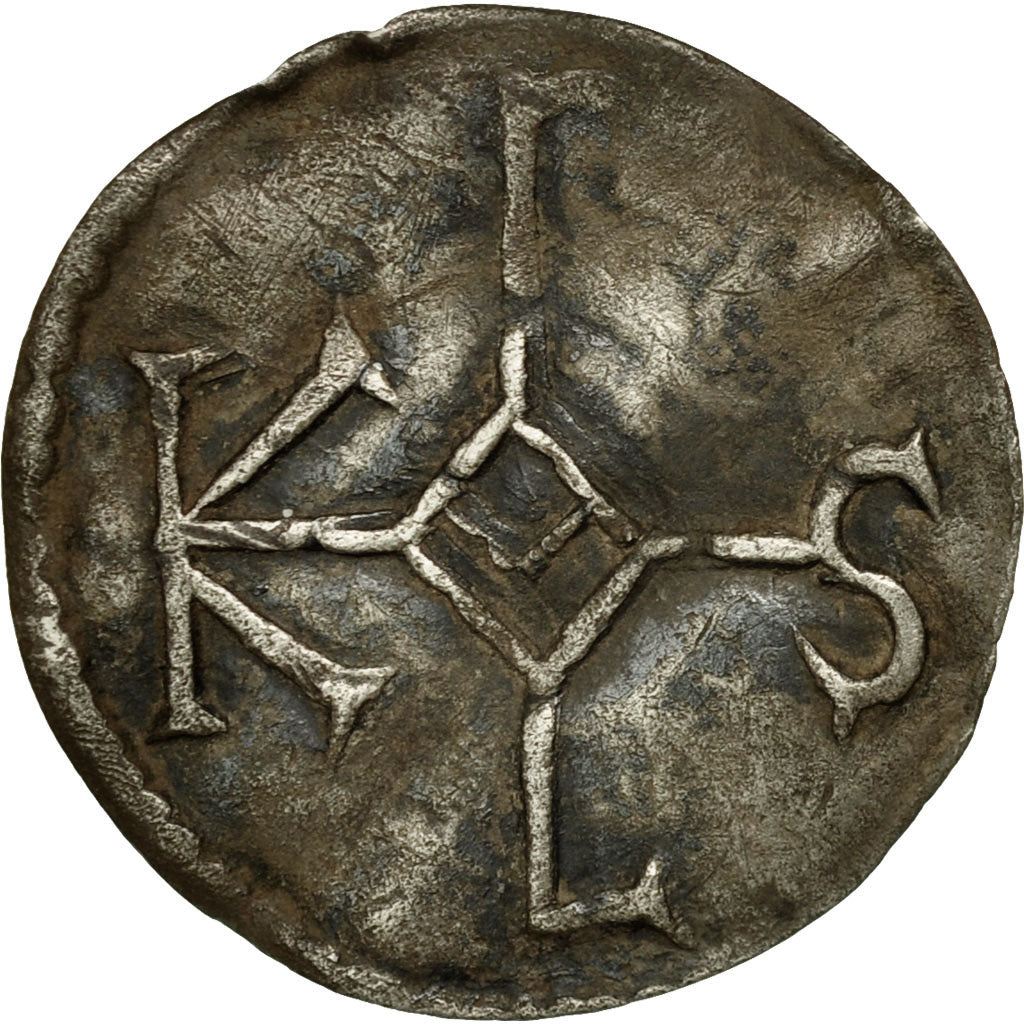 Moneda, Francia, Charles le Chauve, Obol, Melle, MBC, Plata, Depeyrot:622
