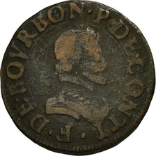 Monnaie, France, CHATEAU-RENAUD, François de Bourbon, Double Tournois, Undated