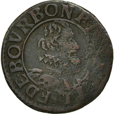Münze, Frankreich, CHATEAU-RENAUD, François de Bourbon, Double Tournois, SS