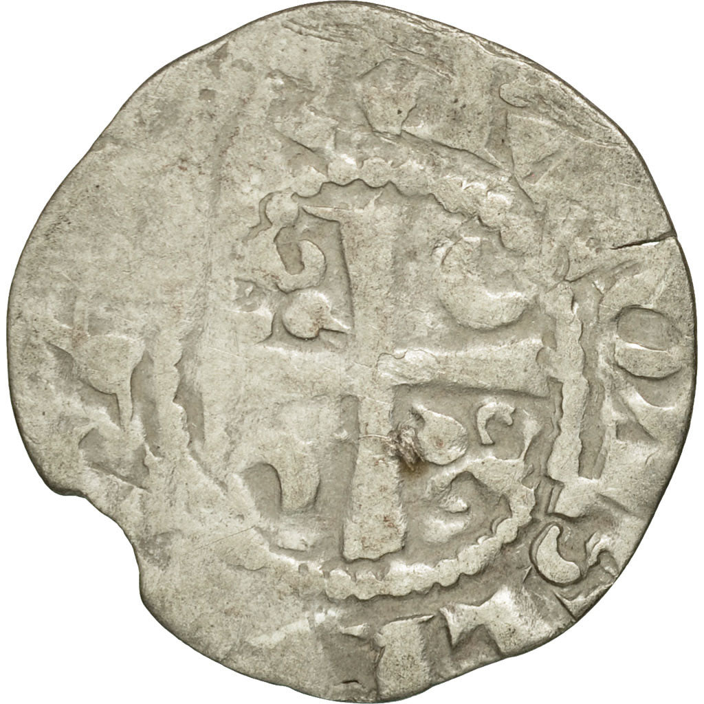Moneda, Francia, Champagne, Henri Ier, Denarius, Reims, BC+, Plata