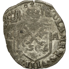 Moneda, Francia, Comtat-Venaissin, Clément VIII, Douzain, 1594, BC+, Vellón