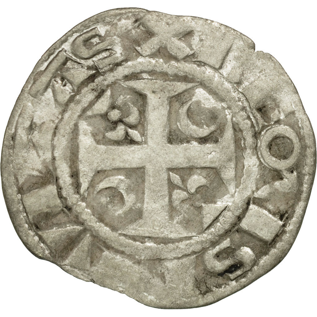 Monnaie, France, Champagne, Henri II, Denier, Reims, TB, Argent, Boudeau:1797