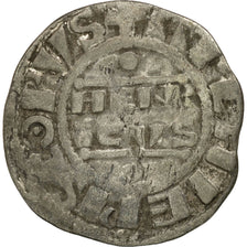 Moneta, Francia, Champagne, Henri II, Denarius, Reims, MB+, Argento
