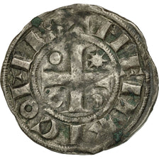 Monnaie, France, Champagne, Henri II, Denier, Provins, TB+, Argent, Boudeau:1762