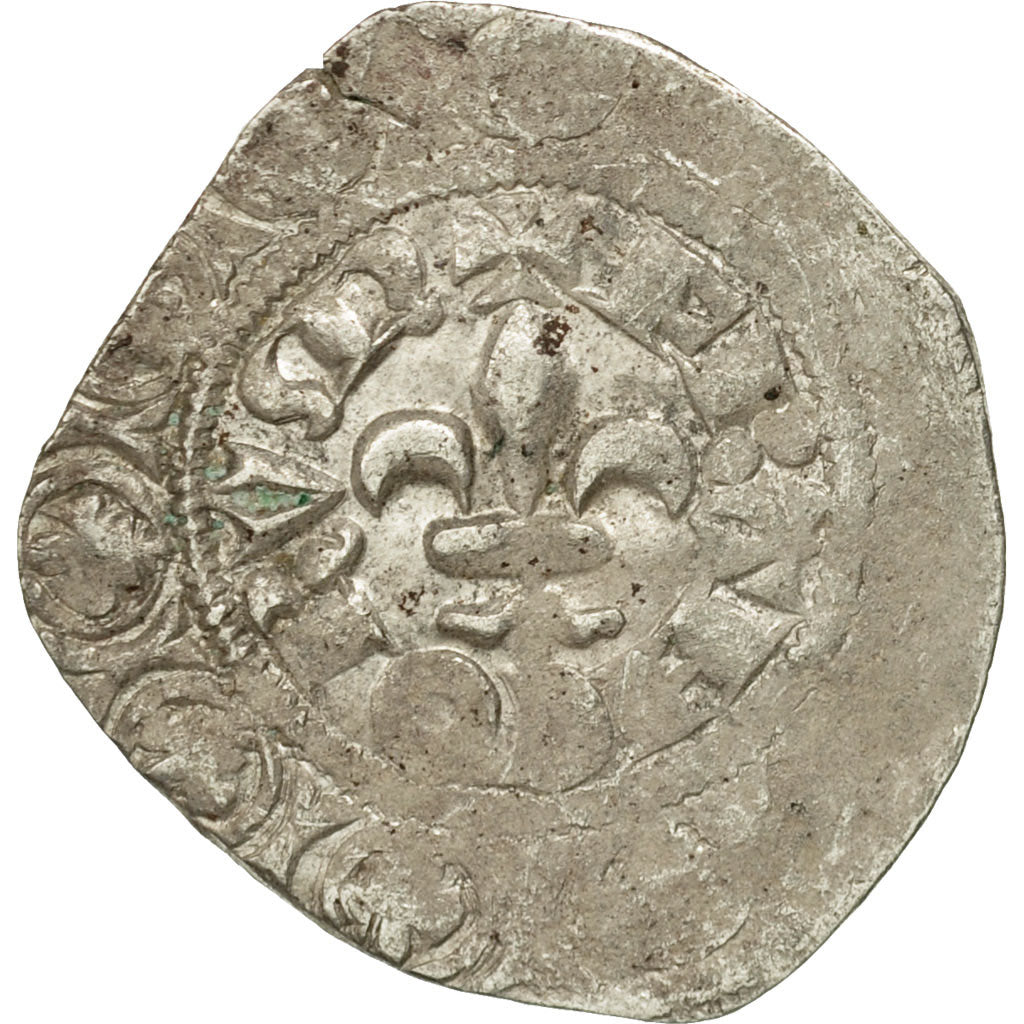 Coin, France, Philippe VI, Gros à la fleur de lis, EF(40-45), Billon