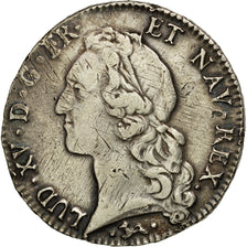 Monnaie, France, Louis XV, Écu au bandeau, 1756, Bayonne, TTB, Argent