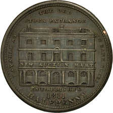 Coin, Great Britain, Thomas Wood, Halfpenny Token, 1811, London, AU(50-53)