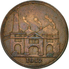 Coin, Great Britain, Hull Lead Works, Penny Token, 1812, Hull, EF(40-45), Copper