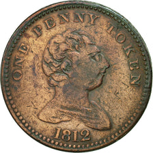 Moneta, Gran Bretagna, Non-Local, George III, Penny Token, 1812, MB, Rame