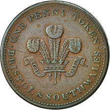Monnaie, Grande-Bretagne, Bristol & South Wales, Penny Token, 1811, TTB, Cuivre