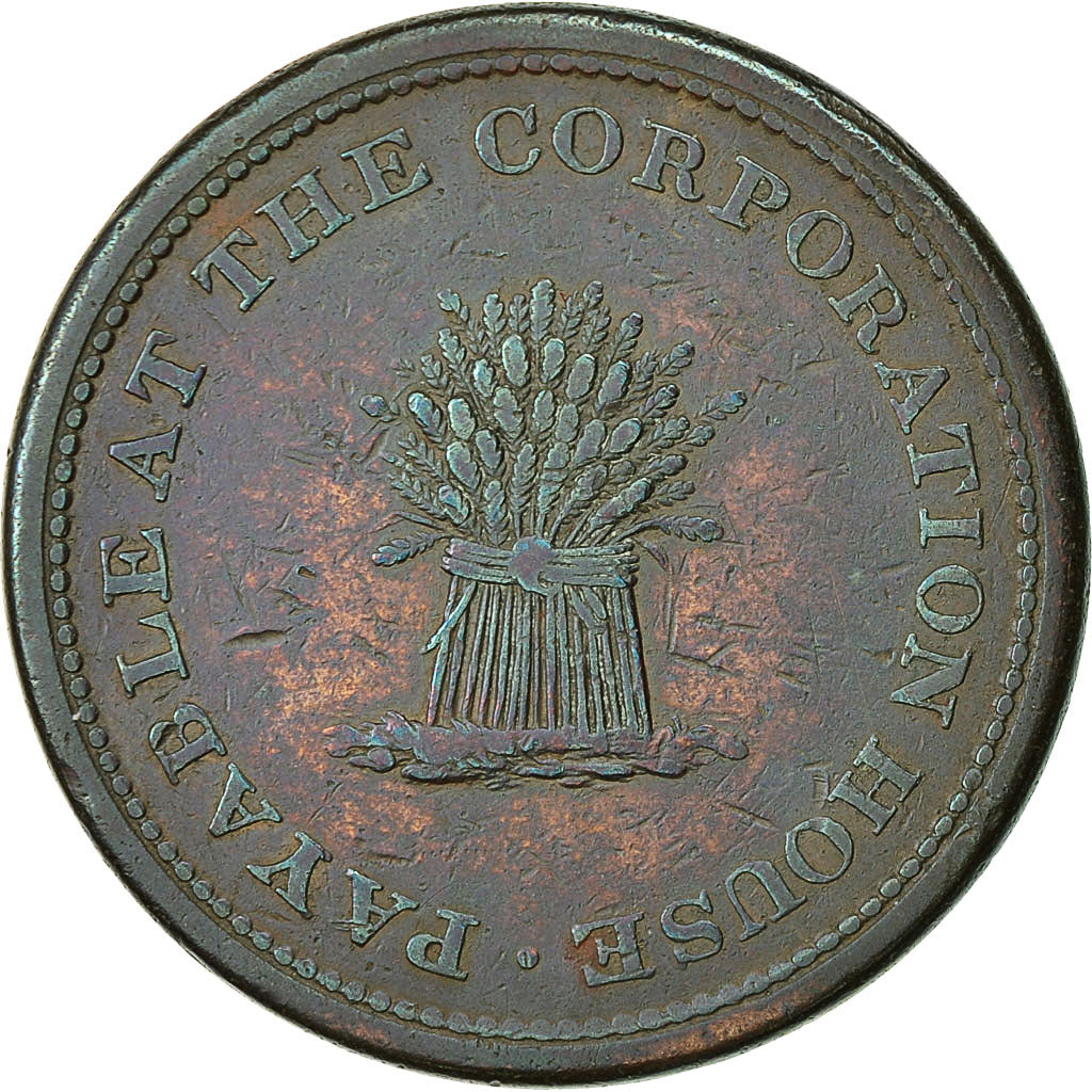 Coin, Great Britain, Norfolk, Tunstead & Happing, Penny Token, 1812, EF(40-45)