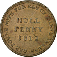 Coin, Great Britain, Hull Lead Works, Penny Token, 1812, Hull, EF(40-45), Copper