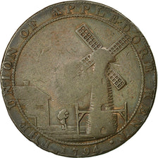 Coin, Great Britain, Kent, William Peckham, Halfpenny Token, 1794, Appledore