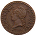 FRANCE, Dupré, 1 Centime, 1849, Paris, AU(50-53), Bronze, Gadoury #84, 2.00