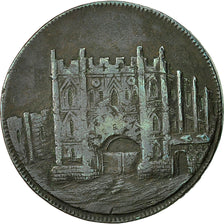 Coin, Great Britain, Suffolk, Abbey gateway, Halfpenny Token, Bury, VF(30-35)