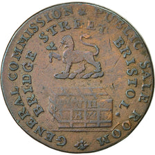 Coin, Great Britain, Somerset, Halfpenny Token, 1795, Bristol, EF(40-45), Copper