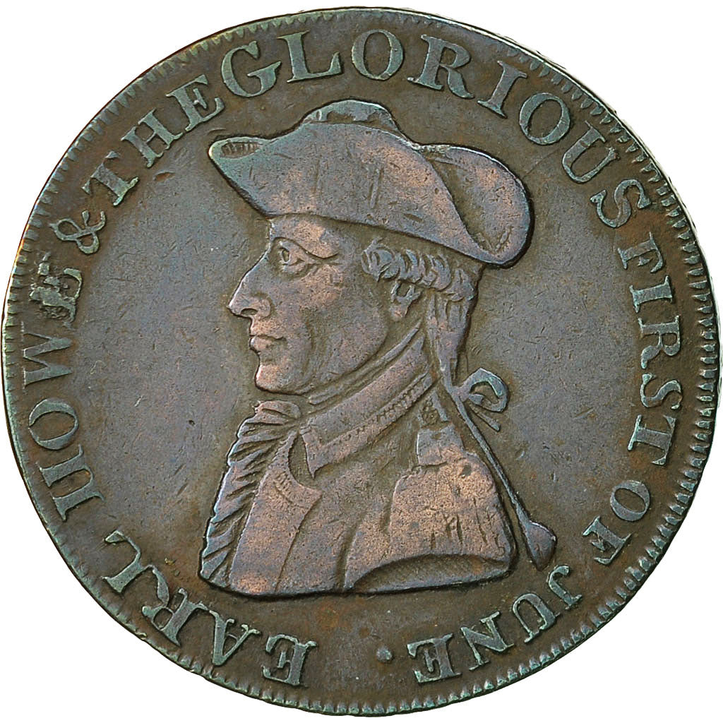 Coin, Great Britain, Hampshire, Halfpenny Token, 1794, Emsworth, VF(30-35)