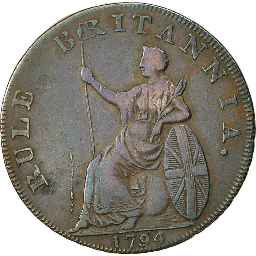 Coin, Great Britain, Hampshire, Halfpenny Token, 1794, Emsworth, VF(30-35)
