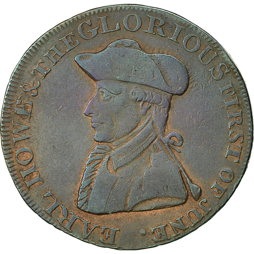 Coin, Great Britain, Hampshire, Halfpenny Token, 1794, Emsworth, VF(30-35)