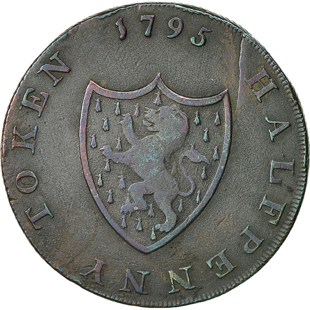 Coin, Great Britain, General Convenience, Halfpenny Token, 1795, Middlesex