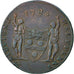 Coin, Great Britain, Kent, Halfpenny Token, 1795, Maidstone, VF(30-35), Copper