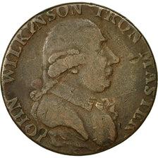 Monnaie, Grande-Bretagne, Warwickshire, John Wilkinson, Halfpenny Token, 1794