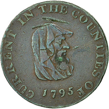 Coin, Great Britain, Cambridgeshire, Halfpenny Token, 1795, VF(30-35), Copper