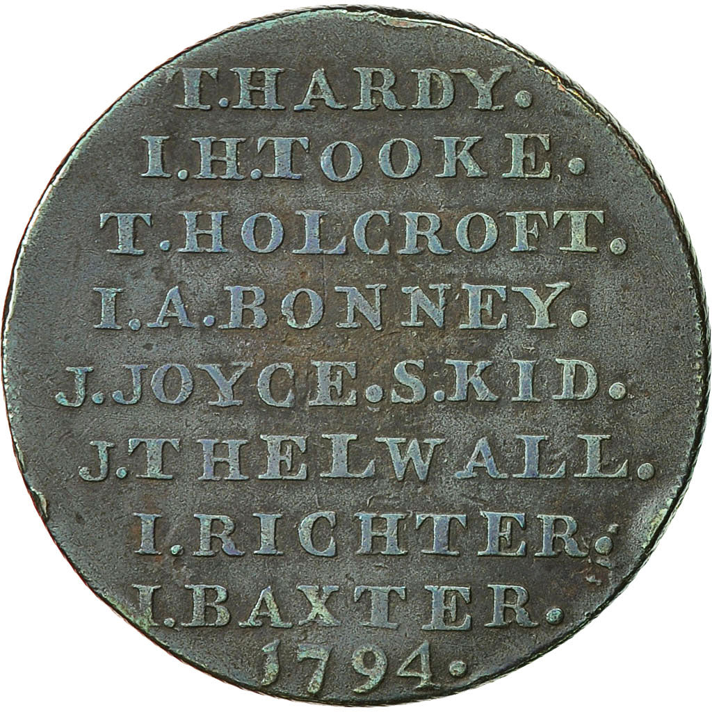 Coin, Great Britain, Erskine & Gibbs, Halfpenny Token, 1794, Middlesex