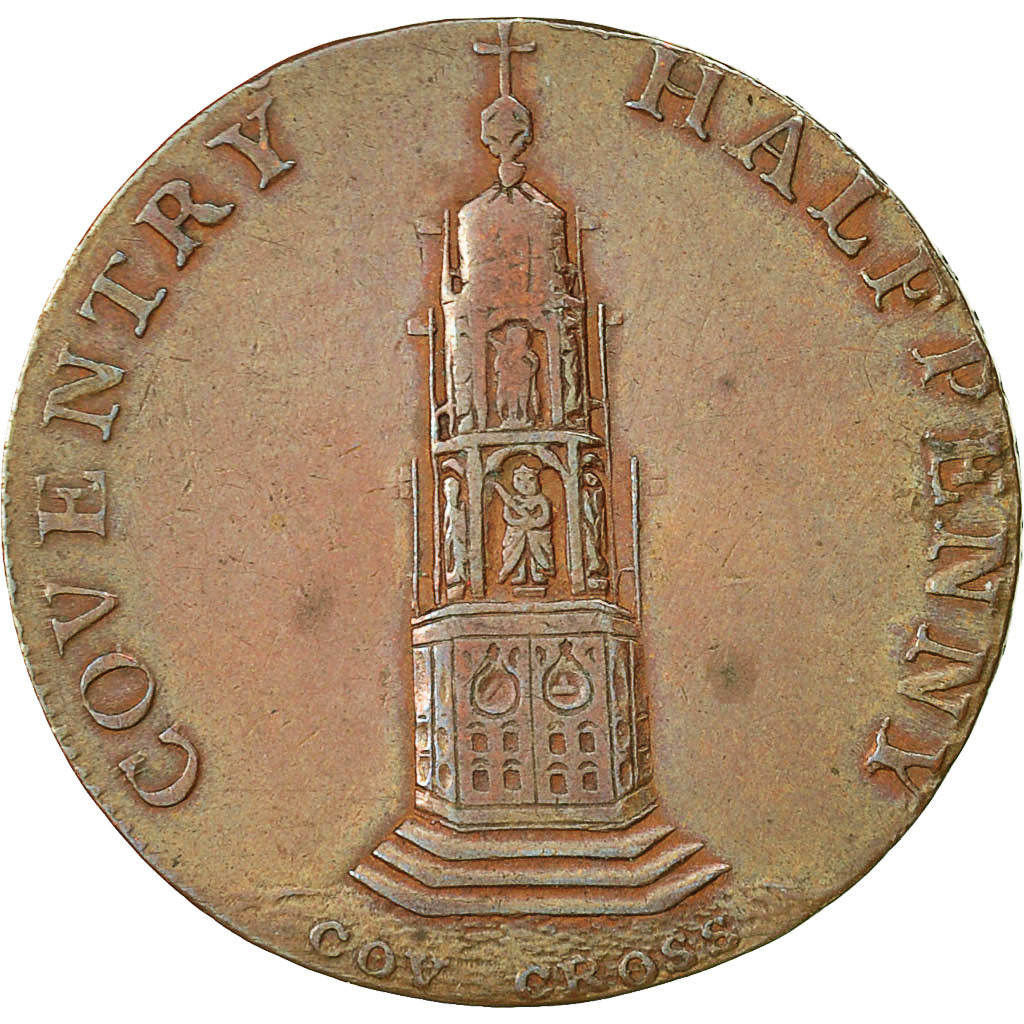 Coin, Great Britain, Warwickshire, Halfpenny Token, 1794, Coventry, EF(40-45)