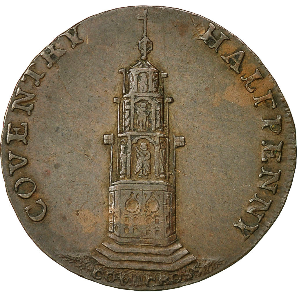 Coin, Great Britain, Warwickshire, Halfpenny Token, 1794, Coventry, EF(40-45)