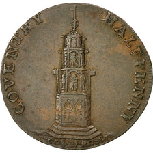 Coin, Great Britain, Warwickshire, Halfpenny Token, 1794, Coventry, EF(40-45)