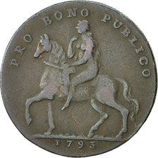 Coin, Great Britain, Warwickshire, Halfpenny Token, 1793, Coventry, EF(40-45)