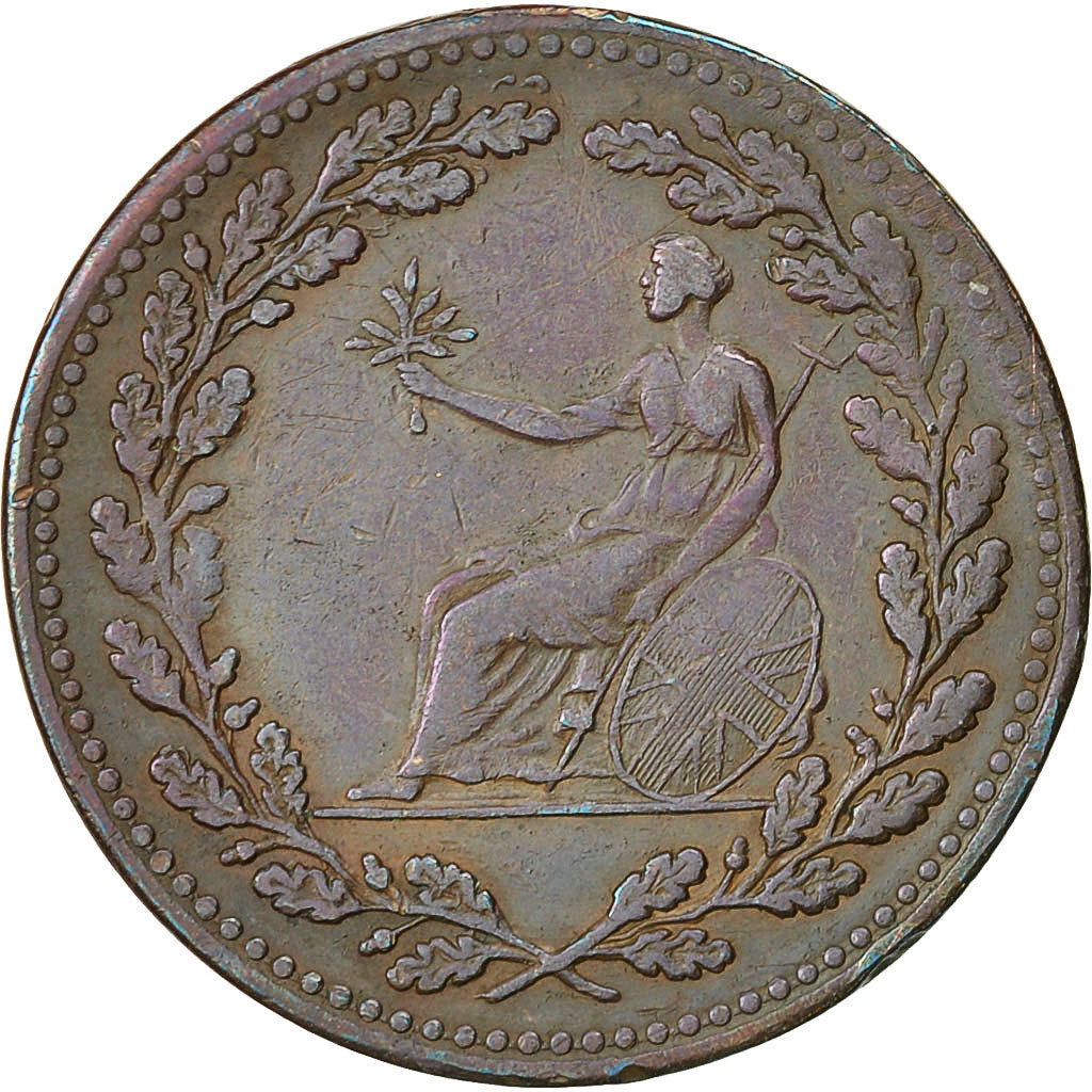 Coin, Great Britain, British Copper Company, Halfpenny Token, 1814, Rare
