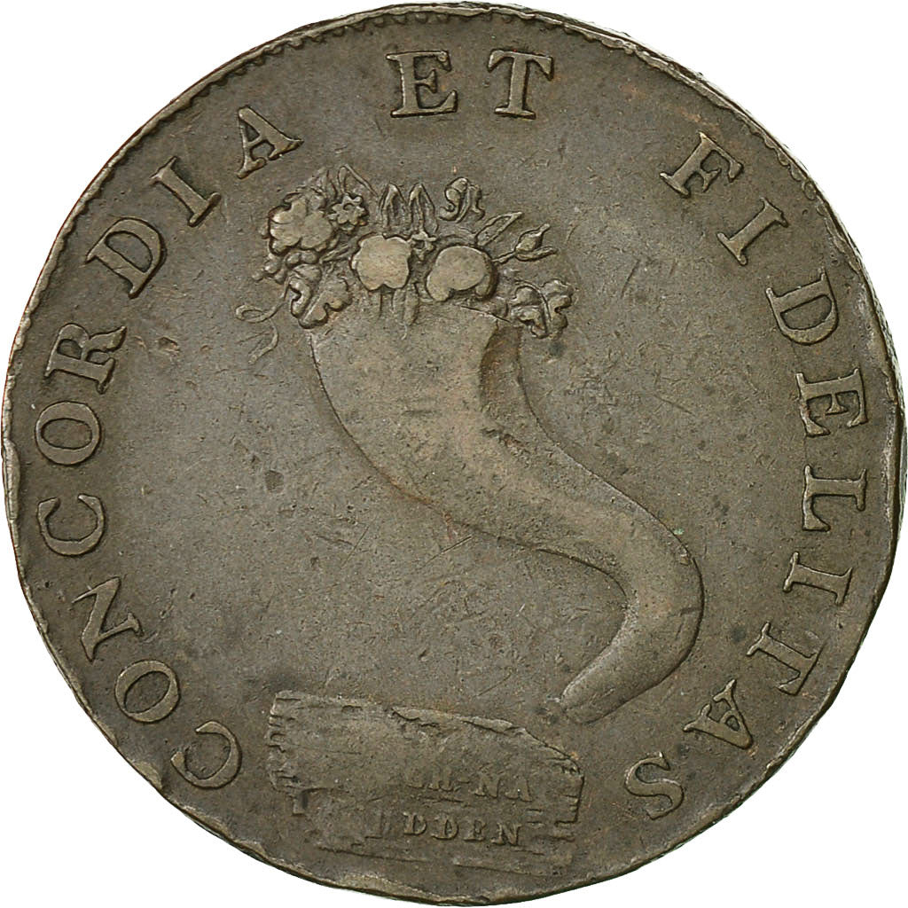 Coin, Scotland, Halfpenny Token, 1794, Inverness, EF(40-45), Copper