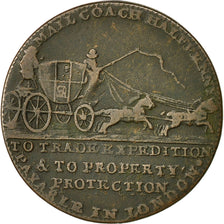 Coin, Great Britain, Mail coach, Halfpenny Token, 1797, Middlesex, VF(20-25)