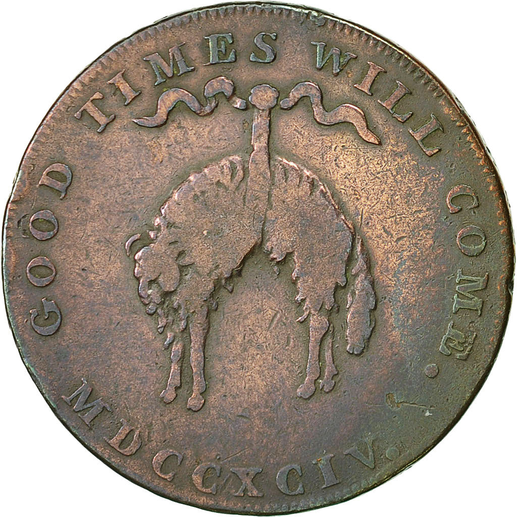 Coin, Great Britain, Norfolk, Halfpenny Token, 1794, Norwich, VF(20-25), Copper