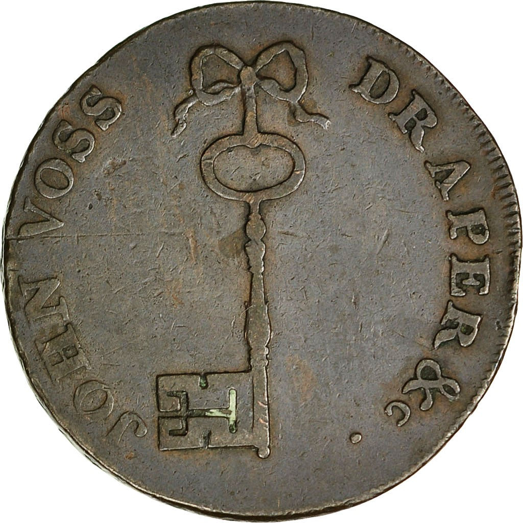Moneta, Gran Bretagna, Wales, Halfpenny Token, 1796, Swansea, MB+, Rame