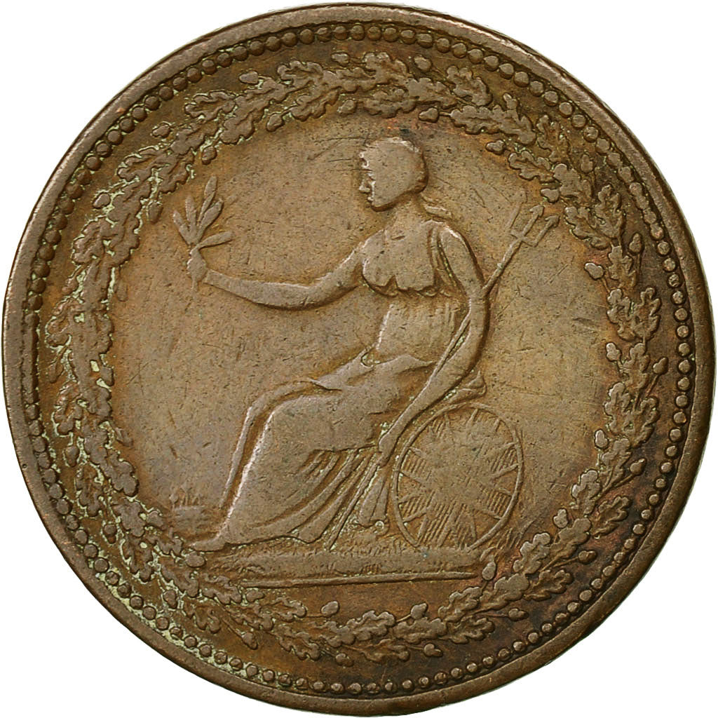 Münze, Kanada, LOWER CANADA, Halfpenny Token, 1813, S+, Kupfer