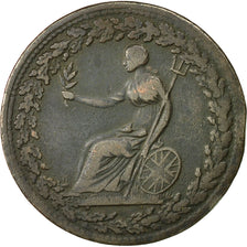 Coin, Canada, LOWER CANADA, Halfpenny Token, 1814, VF(30-35), Copper
