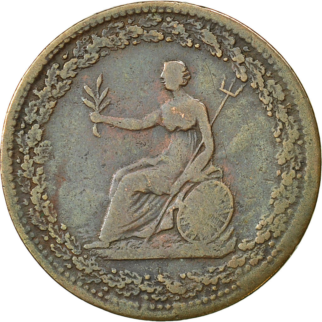 Coin, Canada, LOWER CANADA, Halfpenny Token, 1815, VF(30-35), Copper