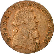 Coin, Great Britain, Essex, Halfpenny Token, 1794, Warley, EF(40-45), Copper