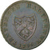 Coin, Great Britain, Kent, Halfpenny Token, 1796, Tenterden, EF(40-45), Copper