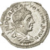 Moneta, Elagabalus, Denarius, 219, Rome, AU(55-58), Srebro, RIC:139