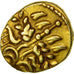 Coin, Suessiones, 1/4 Stater, Rare, Delestré:330, NGC, Ch XF, AU(50-53), Gold
