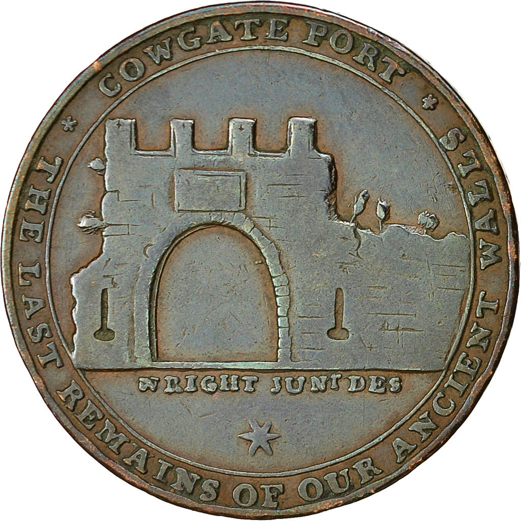 Coin, Scotland, Angusshire, Halfpenny Token, 1797, Dundee, EF(40-45), Copper