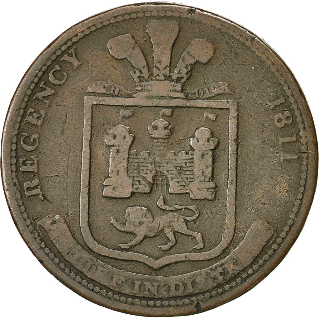 Coin, Great Britain, Norfolk, Halfpenny Token, 1811, Norwich, VF(20-25), Copper