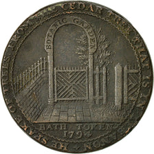 Coin, Great Britain, Somerset, Botanic Garden, Halfpenny Token, 1794, Bath