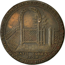 Coin, Great Britain, Somerset, Botanic Garden, Halfpenny Token, 1794, Bath