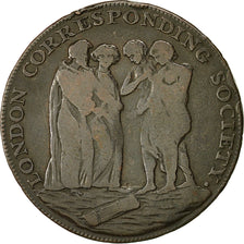 Coin, Great Britain, London Corresponding Society, Halfpenny Token, 1795